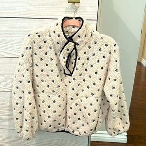 The Great cozy Sherpa pullover in size 0.